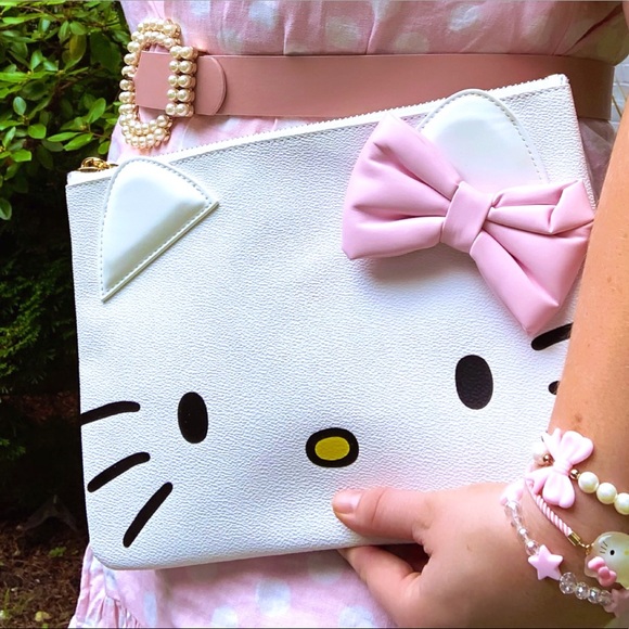Stoney Clover Lane Handbags - StoneyCloverLaneXHello Kitty Flat Pouch